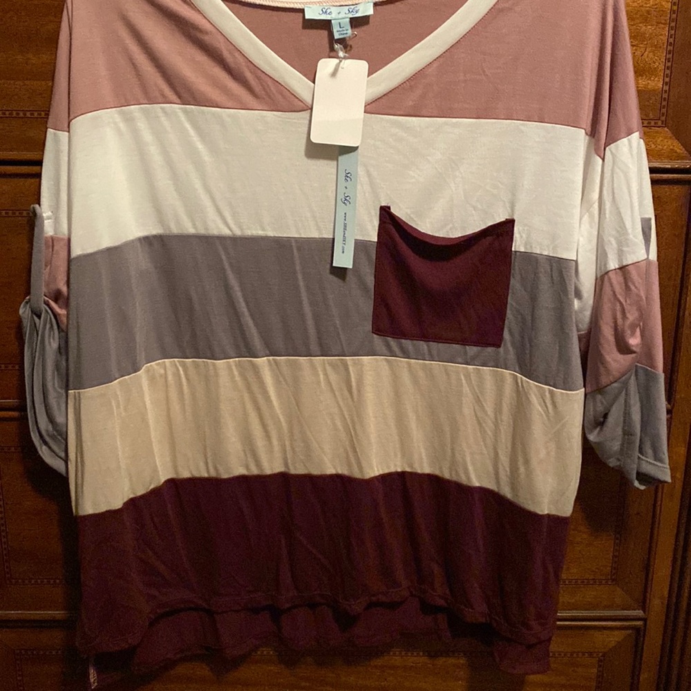 New with tags, Boutique top, size large